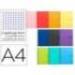Bloc Liderpapel DIN A4 crafty cuadro 4mm con margen tapa forrada 90 gr color “no se puede elegir”