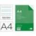 Recambio Liderpapel DIN A4 4 taladros 60gr pauta 3,5 mm