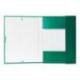 Carpeta de proyectos Liderpapel de carton con gomas Paper Coat lomo 30 mm verde