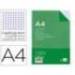 Recambio Liderpapel A4 60 gr cuadricula 4mm