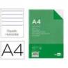 Recambio Liderpapel DIN A4 4 taladros 60 gr rayado horizontal