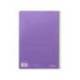 Cuaderno espiral Liderpapel Witty Tamaño folio Tapa dura Cuadricula 4 mm 75 g/m2 Con margen color Violeta