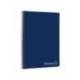 Cuaderno espiral Liderpapel Witty Tamaño folio 80 hojas tapa dura Cuadrícula 4mm 75g/m2 Con margen color Azul Marino