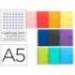 Bloc Liderpapel DIN A5 crafty cuadro 5 mm con margen 80 hojas tapa forrada 90 gr “no se puede elegir”