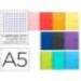 Bloc Liderpapel DIN A5 crafty cuadro 3 mm con margen 80 hojas tapa forrada 90 gr “no se puede elegir”