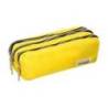 BOLSO ESCOLAR LIDERPAPEL PORTATODO RECTANGULAR 3 BOLSILLOS COLOR AMARILLO PASTEL 185X55X70 MM