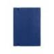 Libreta Liderpapel simil piel a6 120 hojas 70g/m2 horizontal sin margen color azul