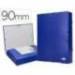 Carpeta de proyectos Liderpapel de carton con gomas Paper Coat lomo 90 mm azul
