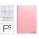 Cuaderno espiral marca Liderpapel folio smart Tapa blanda 80h 60gr cuadro 4mm con margen Color rosa