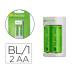 CARGADOR DE PILAR RECARGABLES MAXELL GP AA/AAA INCLUYE 2 PILAS AA 2100 MAH