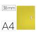 CARPETA DE PROYECTOS LEITZ RECYCLE DIN A4 POLIPROPILENO LOMO 38 MM COLOR AMARILLO
