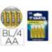 PILA MARCA VARTA SALINA SUPERLIFE AA TIPO R-06 BLISTER DE 4 UNIDADES