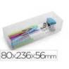 ORGANIZADOR DE SOBREMESA MARCA PLASTICFORTE TRANSPARENTE N 3 80X236X56 MM