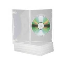 Caja dvd Q-connect transparente pack de 5 unidades