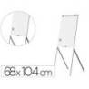 PIZARRA BLANCA MARCA ROCADA PARA CONFERENCIAS LACADA MAGNETICA METALICA CON BRAZO EXTENSIBLE LATERAL PARA 2 HOJAS 68X104 CM