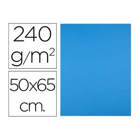 Cartulina Liderpapel azul 240 g/m2
