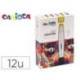 LAPICES DE CERA MARCA CARIOCA PLUS ART CRAYON CAJA PREMIUM DE 12 UNIDADES COLORES SURTIDOS