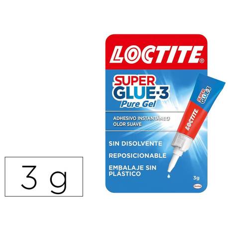 PEGAMENTO MARCA LOCTITE 3 GR ADHESIVO INSTANTANEO GEL REPOSICIONABLE