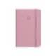 CUADERNO CON GOMILLA ANTARTIK NOTES TAPA BLANDA DIN A6 CUADRICULA ROSA PASTEL 100 HOJAS 80 GR FSC