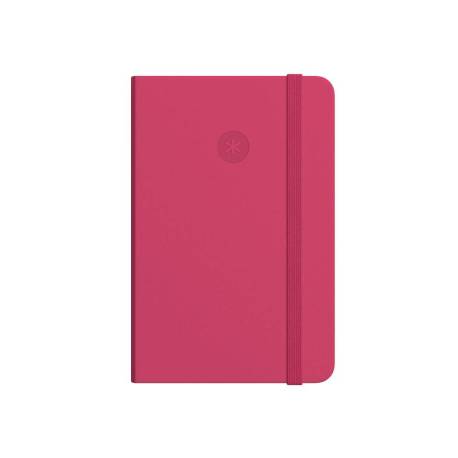 CUADERNO CON GOMILLA ANTARTIK NOTES TAPA DURA DIN A4 HOJAS PUNTOS BURDEOS 100 HOJAS 80 GR FSC