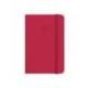 CUADERNO CON GOMILLA ANTARTIK NOTES TAPA DURA DIN A4 HOJAS RAYAS ROJO 100 HOJAS 80 GR FSC