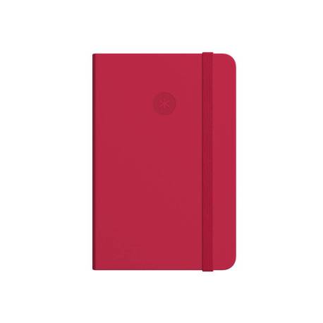 CUADERNO CON GOMILLA ANTARTIK NOTES TAPA DURA DIN A4 HOJAS PUNTOS ROJO 100 HOJAS 80 GR FSC