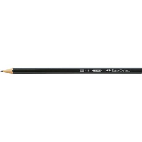 LAPICES DE GRAFITO MARCA FABER CASTELL BLACKMATT 1111 HB