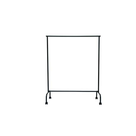 PERCHERO MARCA ROCADA MAULLIMBO CABALLETE EXTENSIBLE CON RUEDAS COLOR NEGRO 1270X505X1570 MM