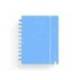 CUADERNO CARCHIVO MARCA INGENIOX FOAM A4 80H CUADRICULA AZUL PASTEL