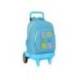 MOCHILA ESCOLAR SAFTA GRANDE CON RUEDAS COMPACT EVOLUTION EXTRAIBLE BENETTON 220X330X450 MM