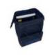 MOCHILA SAFTA CON ASAS PARA PORTATIL 13" KAPPA BLUE NIGHT 190X270X400 MM POLIESTER