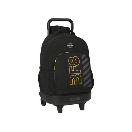 MOCHILA SAFTA GRANDE CON RUEDAS COMPACT EXTRAIBLE RECICLADA BLACKFIT8 ZONE 220X330X450 MM POLIESTER