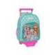 MOCHILA ESCOLAR SAFTA CON CARRO RAINBOW HIGH PARADISE 100X280X340 MM POLIESTER