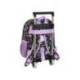 MOCHILA ESCOLAR CON CARRO SAFTA MONSTER HIGH CREEP 340X280X100 MM POLIESTER