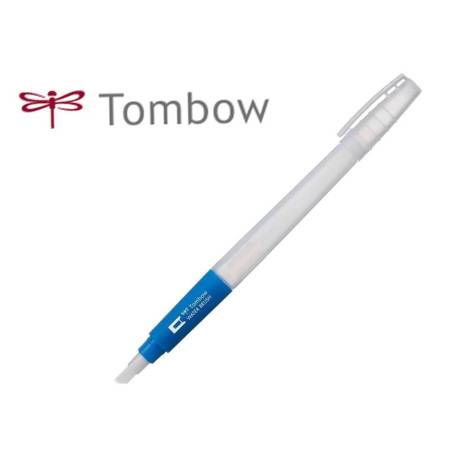 PINCEL MARCA TOMBOW WATER BRUSH CON DEPOSITO RELLENABLE PUNTA FINA BLISTER DE 1 UNIDAD