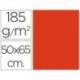 Cartulina Guarro tomate 500 x 650 mm 185 g/m2
