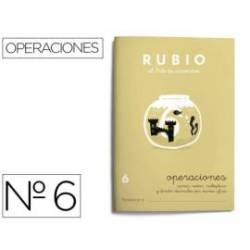 Cuaderno Rubio Operaciones nº 6 Sumar, restar, multiplicar y dividir con decimales por varias cifras