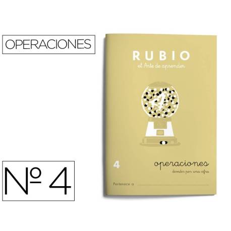 Cuaderno Rubio Operaciones nº 4 Dividir por una cifra