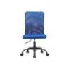 SILLA MARCA Q-CONNECT OFICINA PARMA MALLA SIN REPOSABRAZOS ALT MAX 990 ANC 480 PROF 590 COLOR AZUL
