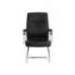 SILLA MARCA Q-CONNECT ESCRITORIO MOD ENA SIMIL PIEL BASE METALICA ALT MAX 1050 ANC 630 PROF 650 COLOR NEGRO