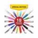 ROTULADOR MARCA SHARPIE PERMANENTE FINO PACK VUELTA AL COLE PEZ BLISTER DE 18 UNIDADES COLORES SURTIDOS