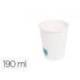 VASO DE PAPEL BLANCO MARCA BUNZL RECICLABLE PEFC 190 ML APTO BEBIDAS FRIAS Y CALIENTES PAQUETE DE 50 UNIDADES