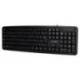 TECLADO Q-CONNECT CON CABLE 1,35 MT NEGRO