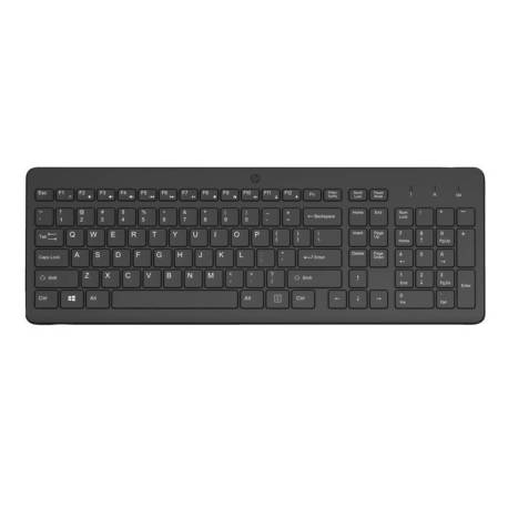 TECLADO HP 225 INALAMBRICO QWERTY NEGRO