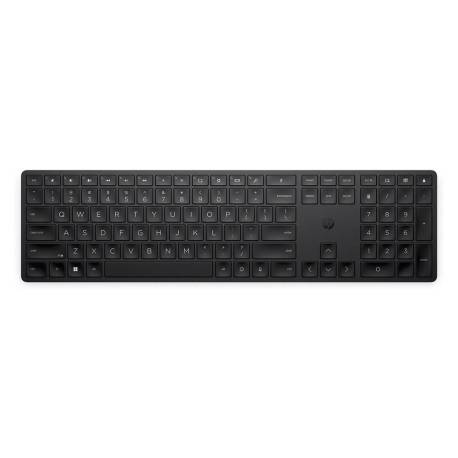 TECLADO HP 455 PROGRAMABLE INALAMBRICO ILUMINACION RGB NEGRO