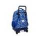 MOCHILA SAFTA GRANDE CON RUEDAS COMPACT EXTRAIBLE SONIC PRIME 450X330X220 MM POLIESTER