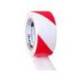 CINTA ADHESIVA MARCA TARIFOLD SEGURIDAD PARA MARCAJE Y SEÑALIZACION DE SUELO 33 MT X 50 MM COLOR BLANCO/ROJO