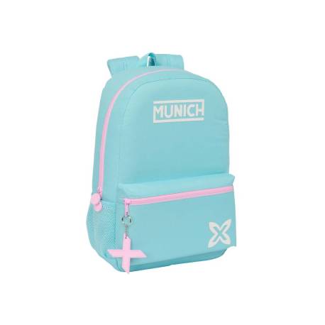 MOCHILA ESCOLAR SAFTA ADAPTABLE A CARRO MUNICH HEAVEN 460X300X140 MM POLIESTER