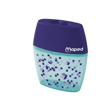 SACAPUNTAS MARCA MAPED PLASTICO SHAKER PIXEL PARTY 2 USOS