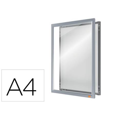 MARCO PORTA ANUNCIOS MARCA NOBO IMPRESSION PRO DIN A4 MARCO DE CLIP ALUMINIO 235X13X325 MM